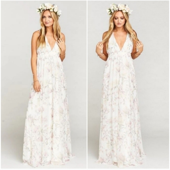 Show Me Your Mumu Forever Vine Ava Maxi Dress Floral Print Size Small - Picture 5 of 16